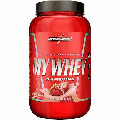 Whey Protein Integralmédica My Whey Shake de Morango 900g — Integralmedica | Farmácia Resyla