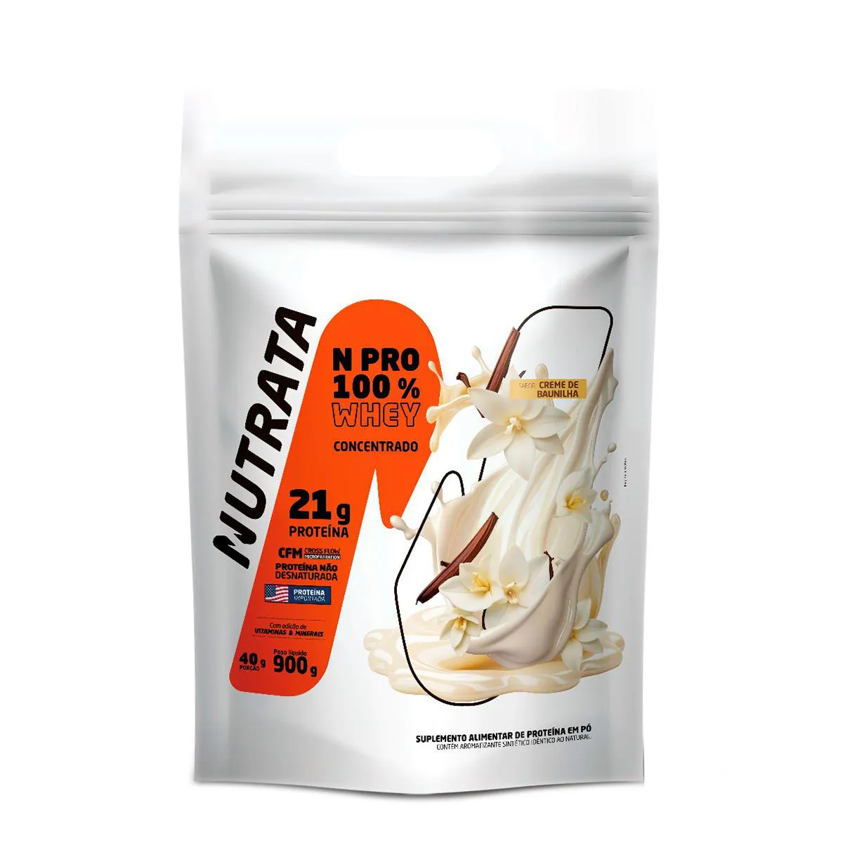 Whey Protein Nutrara NPRO 100% Baunilha 900g — | Farmácia Resyla