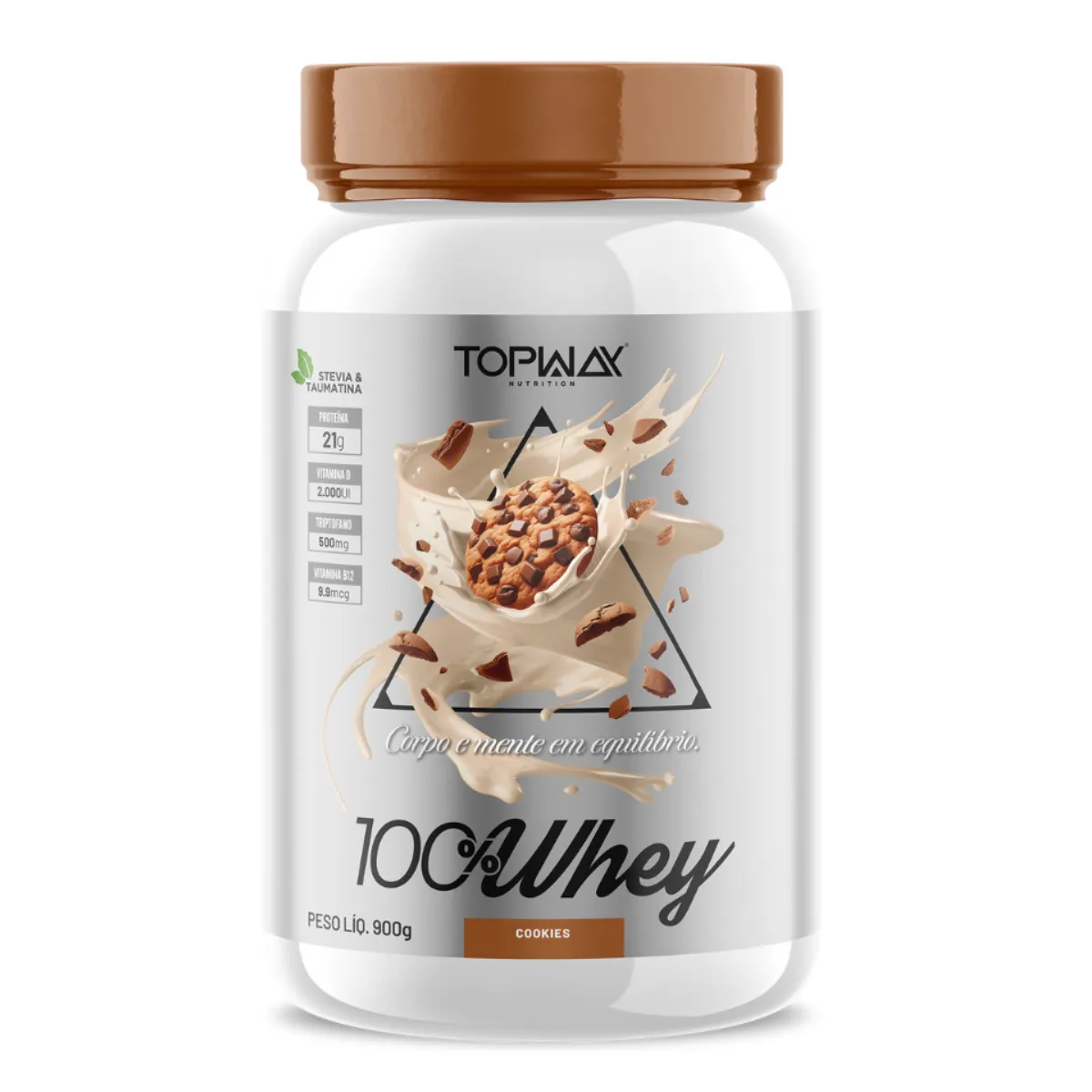 Whey Protein Topway 100% Concentrado Cookies 900g — | Farmácia Resyla