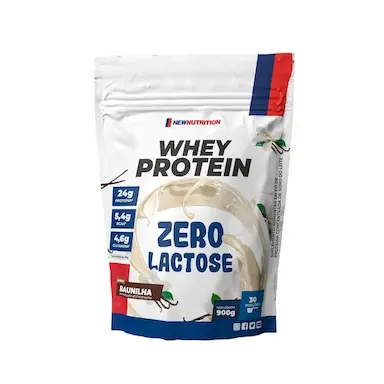 Whey Zero Lactose New Nutrition 900G Baunilha — | Farmácia Resyla
