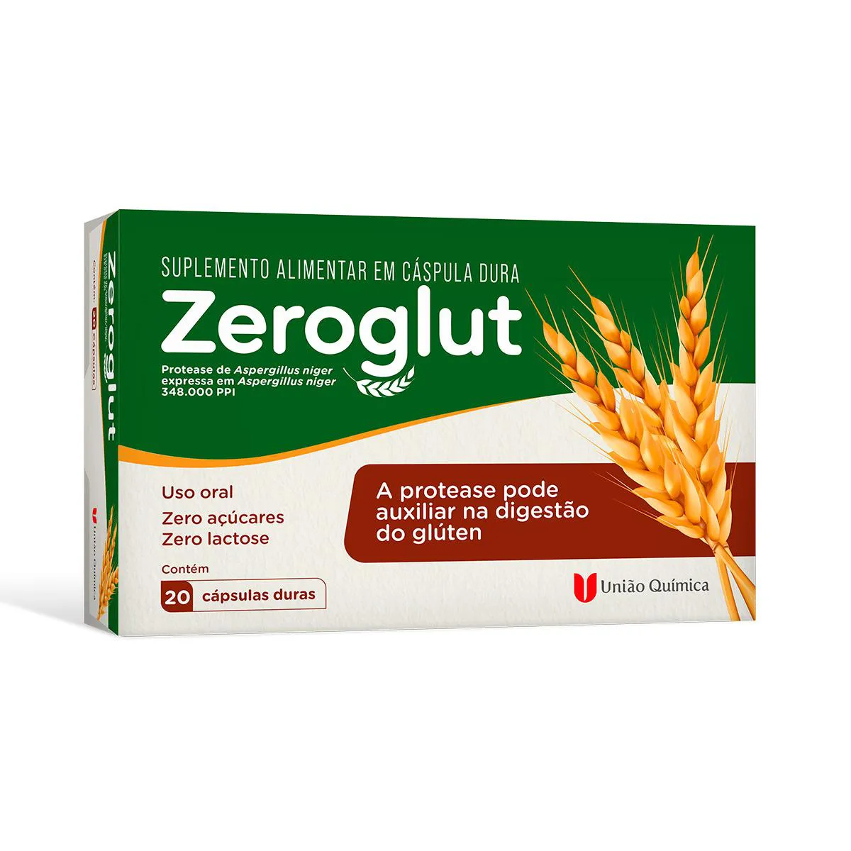 Zeroglut 348.000 PPI 20 cápsulas — | Farmácia Resyla