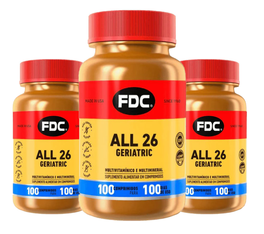 Kit All 26 Geriatric 300 Comprimidos — Fdc | Farmácia Resyla