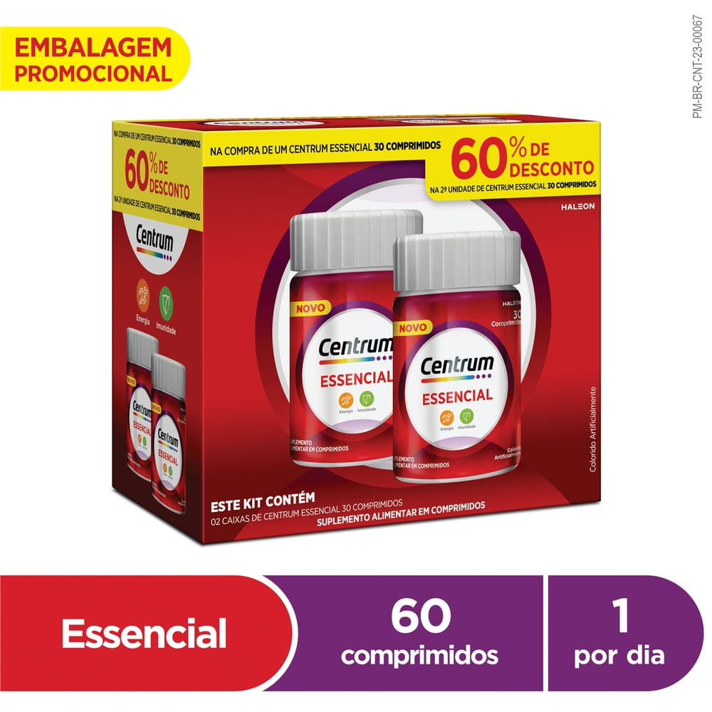 Kit Centrum Essencial 60 Comprimidos — Centrum | Farmácia Resyla
