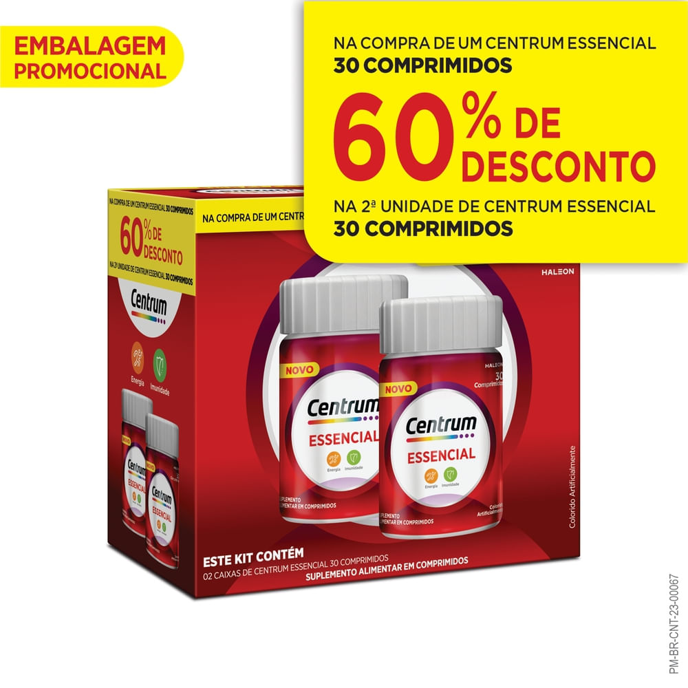 Kit Centrum Essencial 60 Comprimidos — imagem 3 | Farmácia Resyla