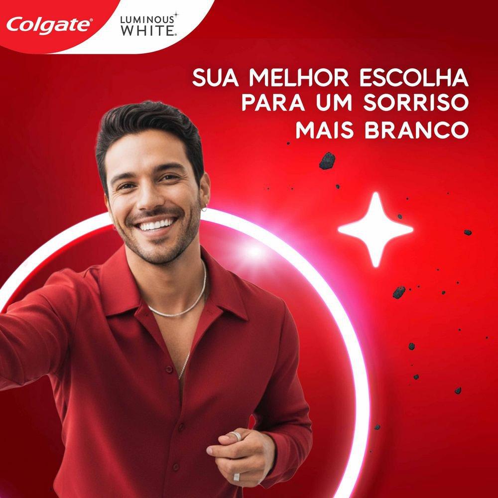 Kit Creme Dental Colgate Luminous White Carvão Ativado Clareador 70g 3 Unidades — imagem 3 | Farmácia Resyla