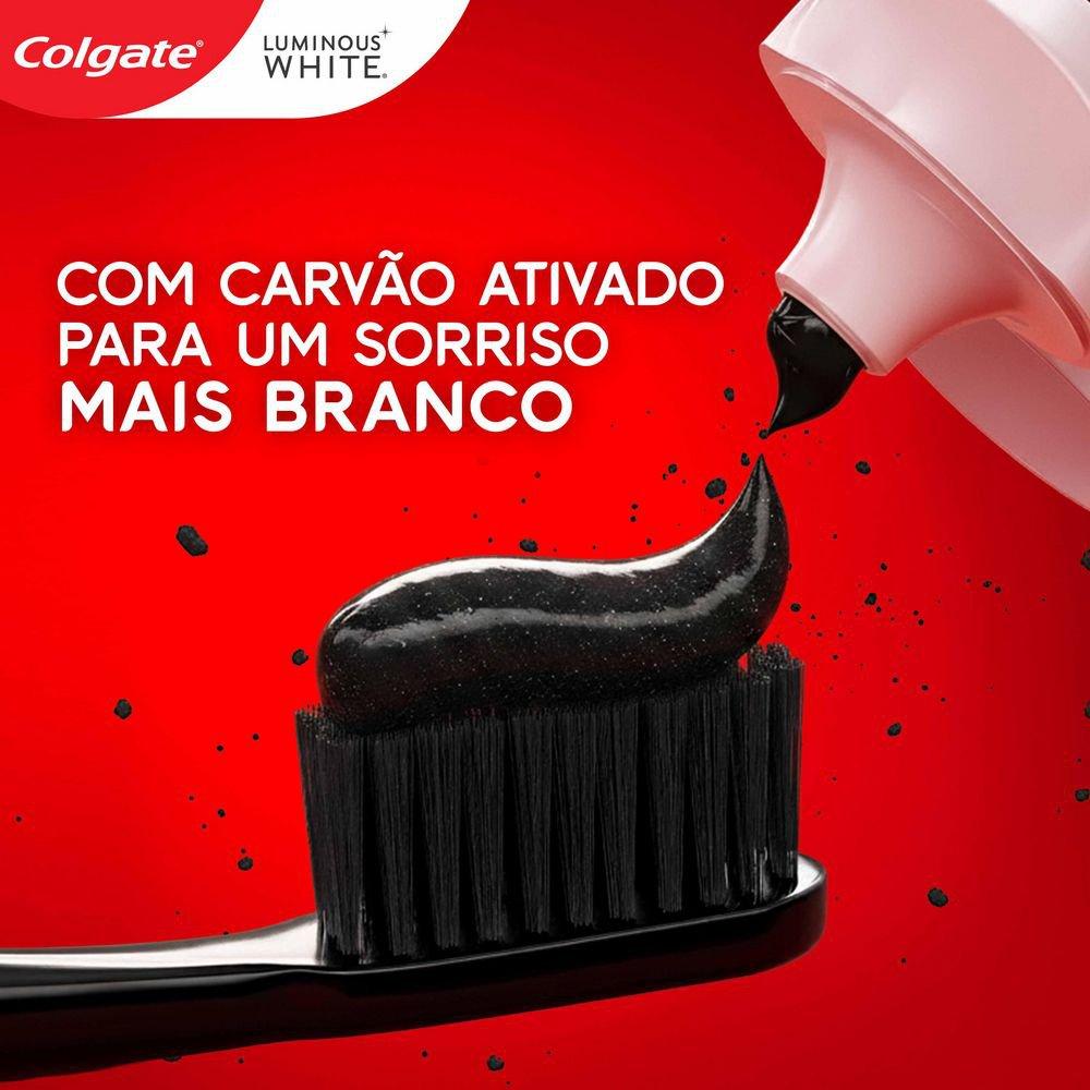 Kit Creme Dental Colgate Luminous White Carvão Ativado Clareador 70g 3 Unidades — imagem 4 | Farmácia Resyla