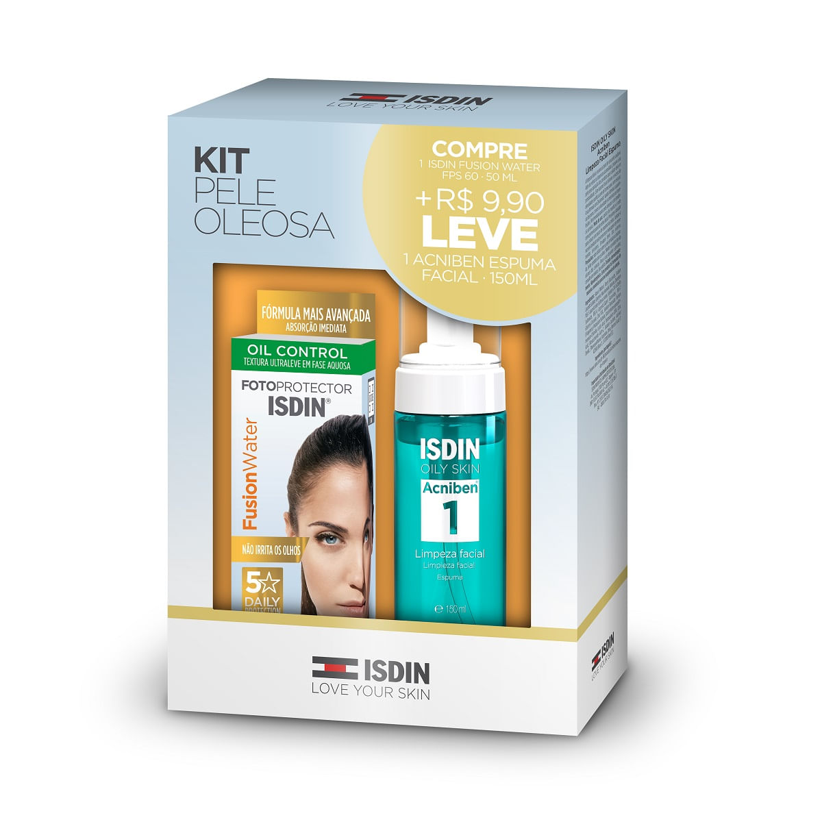Kit Isdin Fotoprotector Isdin Fusion Water 50ml — Isdin | Farmácia Resyla