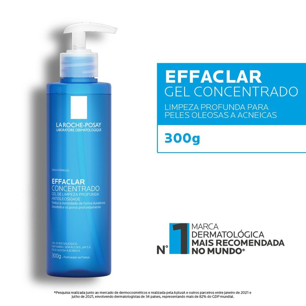 Kit La Roche-Posay Effaclar e Anthelios Pele Oleosa Gel de Limpeza Concentrado 300g + Protetor Solar Airlicium+ FPS 80 40g — imagem 4 | Farmácia Resyla