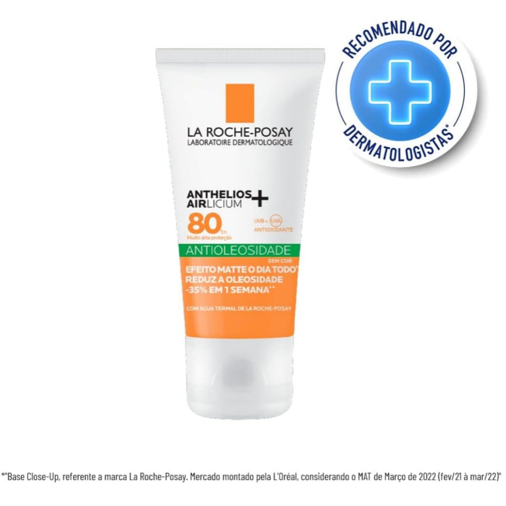 Kit La Roche-Posay Limpeza e Proteção Solar Gel de Limpeza Effaclar Alta Tolerância 300g + Protetor Solar Anthelios Airlicium+ FPS 80 40g — imagem 2 | Farmácia Resyla