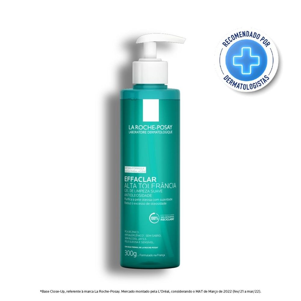 Kit La Roche-Posay Limpeza e Proteção Solar Gel de Limpeza Effaclar Alta Tolerância 300g + Protetor Solar Anthelios Airlicium+ FPS 80 40g — imagem 3 | Farmácia Resyla