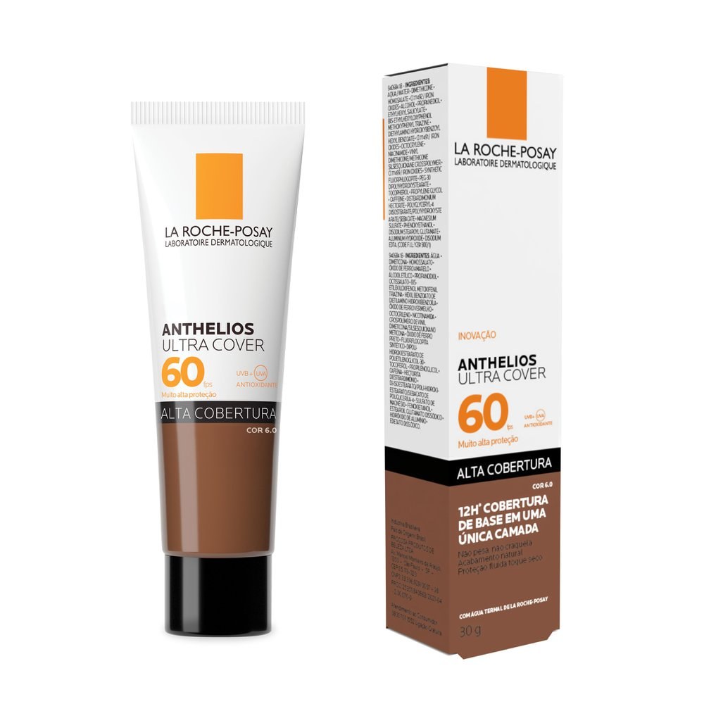 Kit La Roche-Posay Mela B3 e Anthelios Gel de Limpeza 120g + Hidratante Clareador 40ml + Protetor Solar Ultra Cover Cor 6.0 30g — imagem 4 | Farmácia Resyla