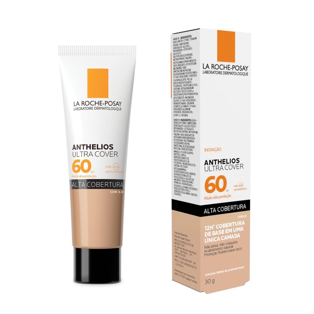 Kit La Roche-Posay Mela B3 Gel de Limpeza 120g + Hidratante Double Dose 40ml + Protetor Solar Anthelios Ultra Cover Cor 3.0 30g — imagem 4 | Farmácia Resyla
