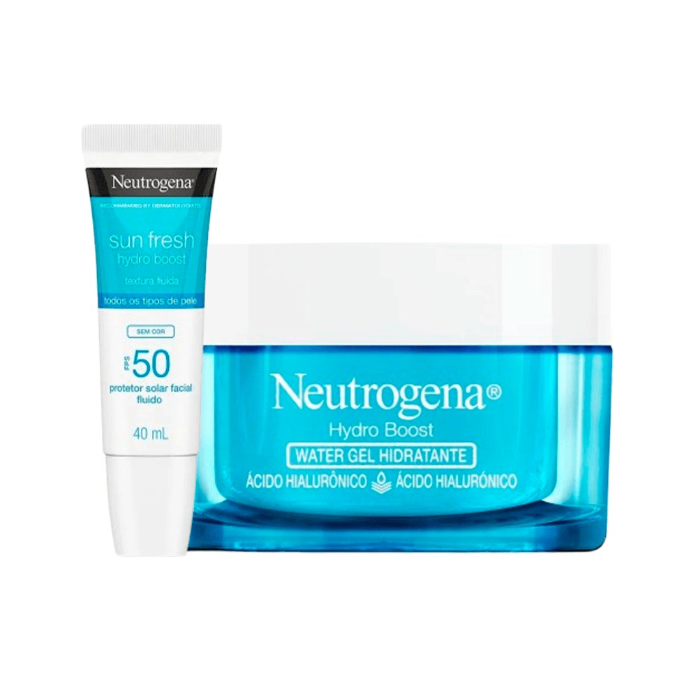 Kit Neutrogena Hidratante Facial 50g + Protetor Solar Facial Sun FreshFPS50 Sem Cor 40ml — Neutrogena | Farmácia Resyla