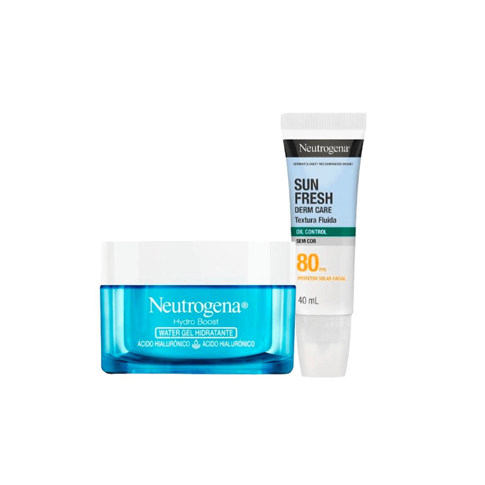 Kit Neutrogena Hidratante Facial 50g + Protetor Solar Facial Toque Seco Sun Fresh Fps80 40ml — Neutrogena | Farmácia Resyla