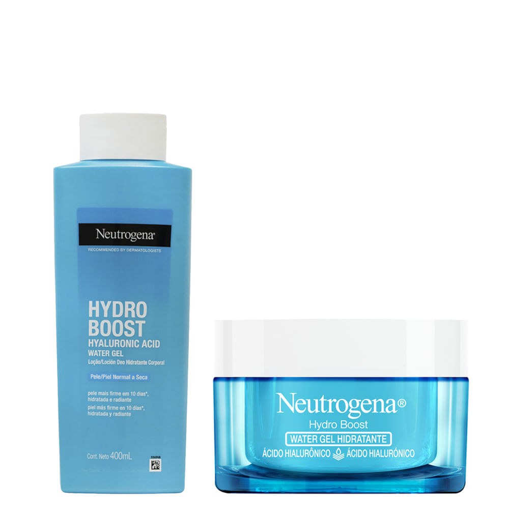 Kit Neutrogena Hydro Boost - Hidratante Facial 50g + Gel Hidratante Corporal 400ml — imagem 2 | Farmácia Resyla