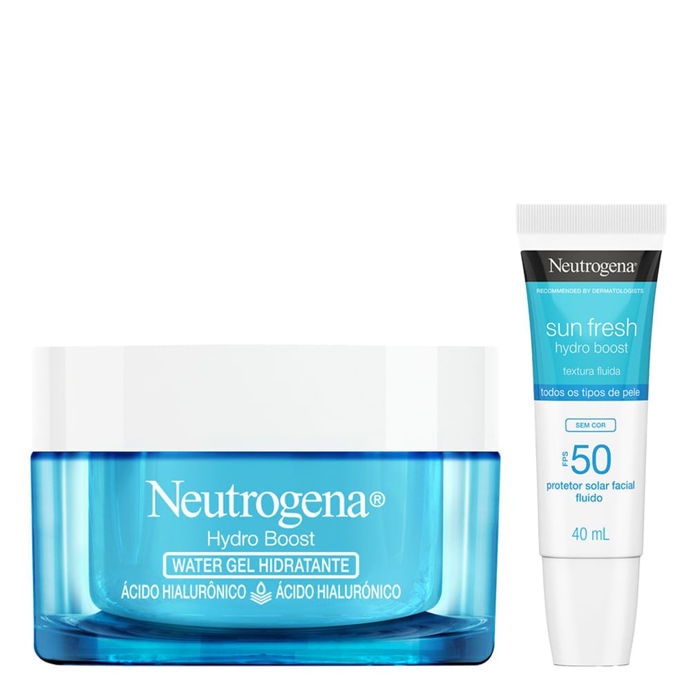 Kit Neutrogena Hydro Boost - Hidratante Facial 50g + Protetor 40ml — imagem 2 | Farmácia Resyla