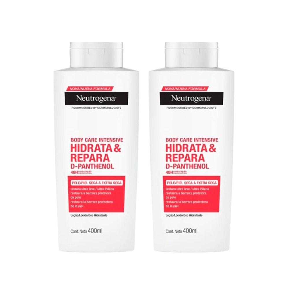Kit Neutrogena Loção Corporal Body Care Intensive Hidrata & Repara 400ml 2 Unidades — Neutrogena | Farmácia Resyla