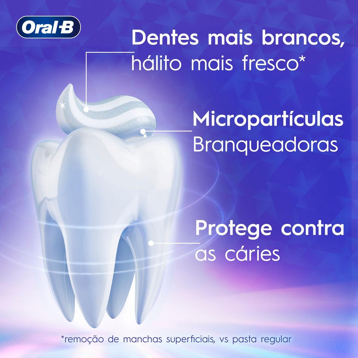 Kit Pasta de Dente Oral-B 3D White Branqueadora 70g 3 Unidades — imagem 2 | Farmácia Resyla