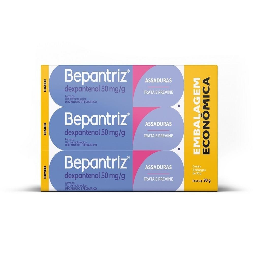 Kit Pomada para Assadura Bepantriz 30g 3 Unidades — Bepantriz | Farmácia Resyla