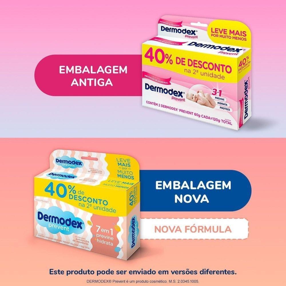 Kit Pomadas de Assadura Infantil Dermodex Prevent 60g cada 2 Uni 40% na 2ª unidade — imagem 3 | Farmácia Resyla