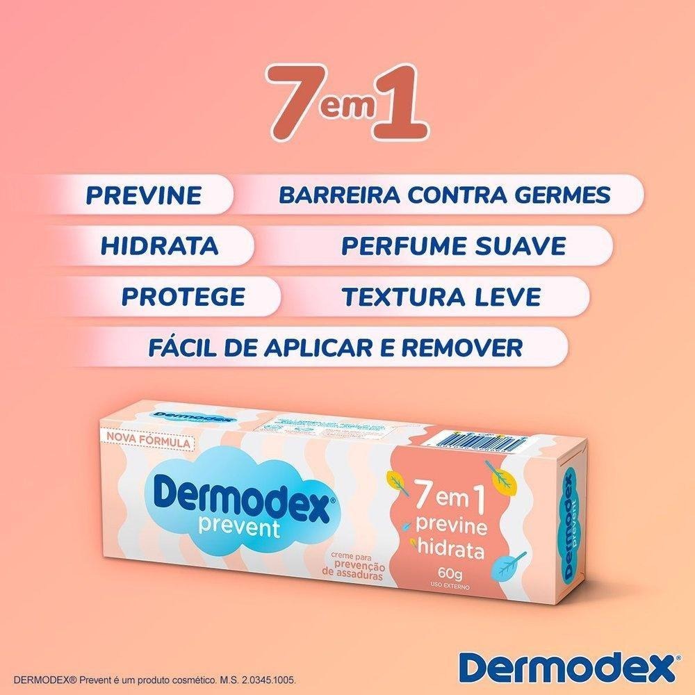 Kit Pomadas de Assadura Infantil Dermodex Prevent 60g cada 2 Uni 40% na 2ª unidade — imagem 4 | Farmácia Resyla