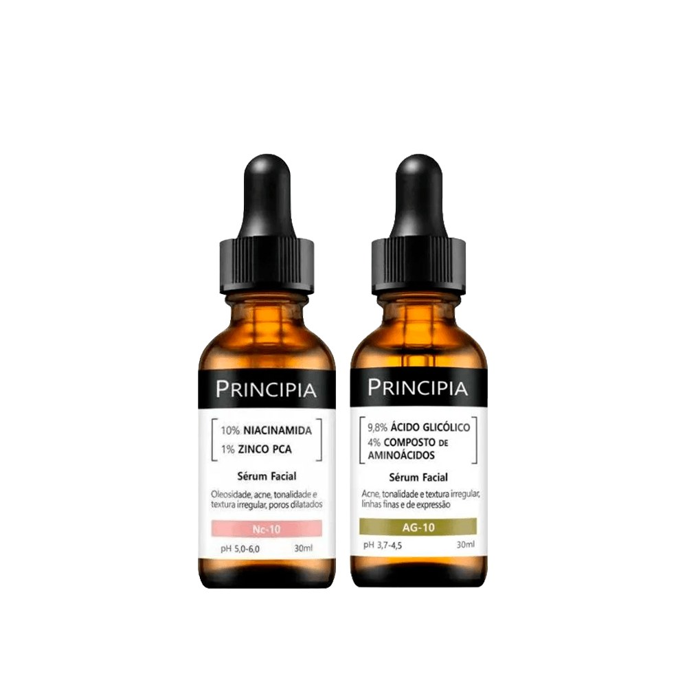Kit Principia Sérum NC-10 30ml + Sérum AG-10 30ml — Principia | Farmácia Resyla