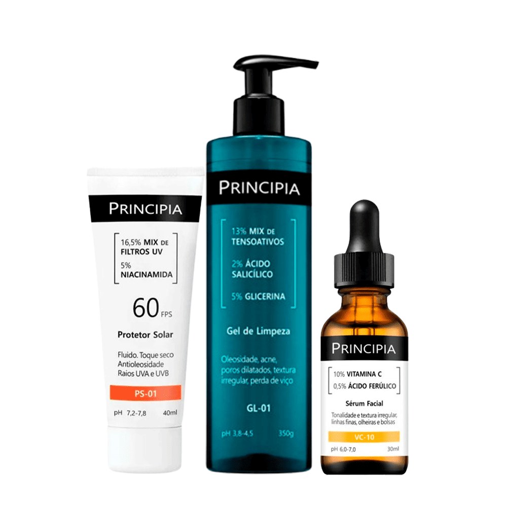 Kit Principia Trio Gl + Vc + Ps — Principia | Farmácia Resyla