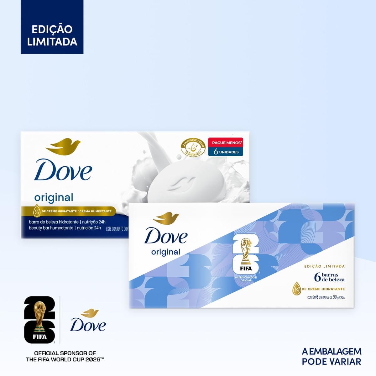 Kit Sabonete em Barra Dove Original Hidratante 90g 6 Unidades — imagem 4 | Farmácia Resyla