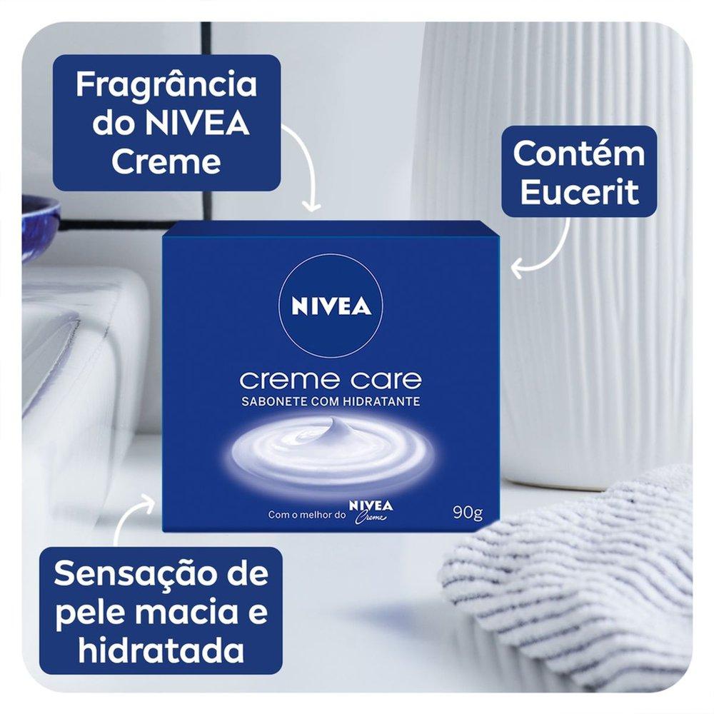 Kit Sabonete em Barra Nivea Creme Care 80g 6 Unidades — imagem 3 | Farmácia Resyla