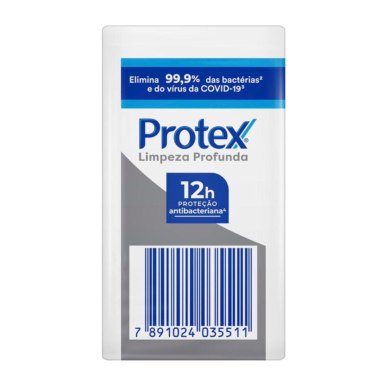 Kit Sabonete em Barra Protex Limpeza Profunda Original Antibacteriano 85g 6 Unidades — imagem 3 | Farmácia Resyla