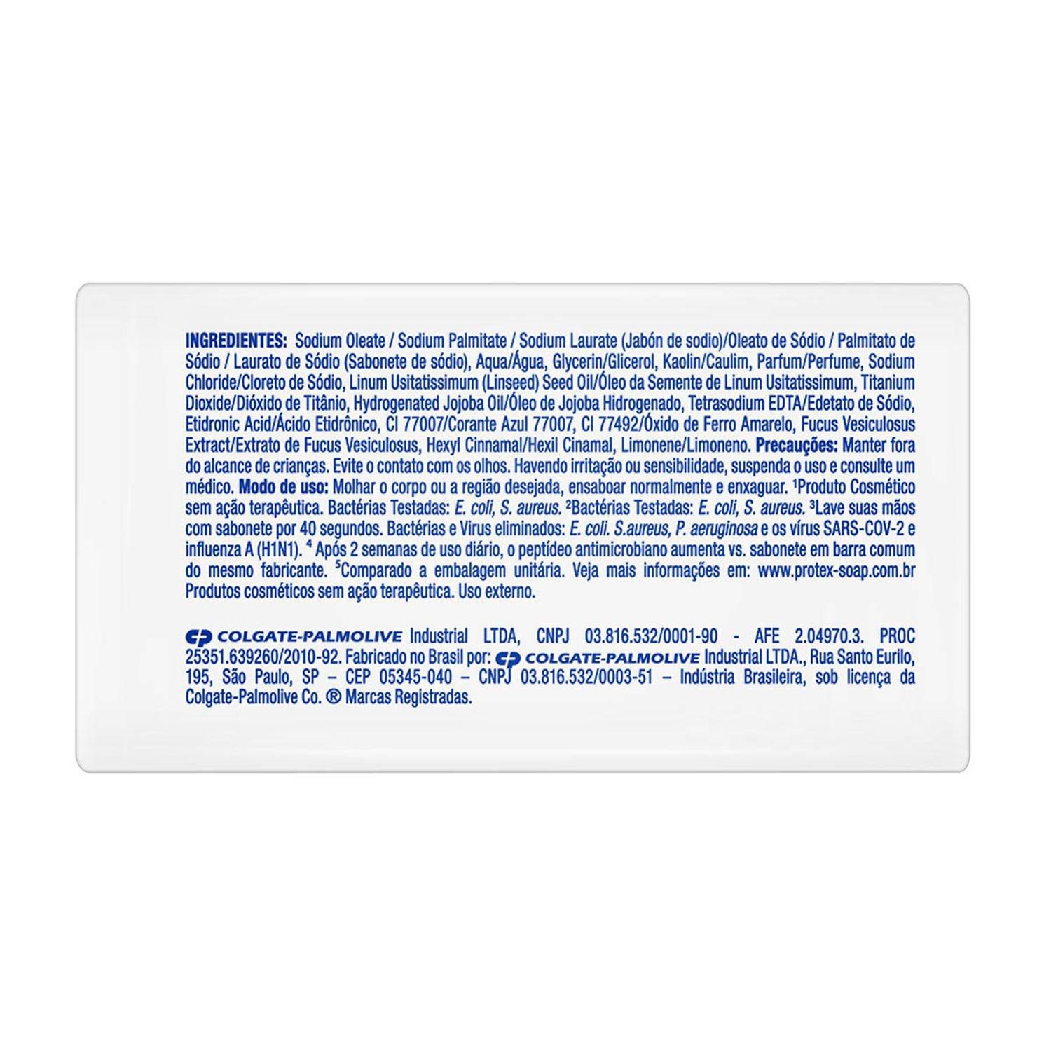 Kit Sabonete em Barra Protex Limpeza Profunda Original Antibacteriano 85g 6 Unidades — imagem 4 | Farmácia Resyla