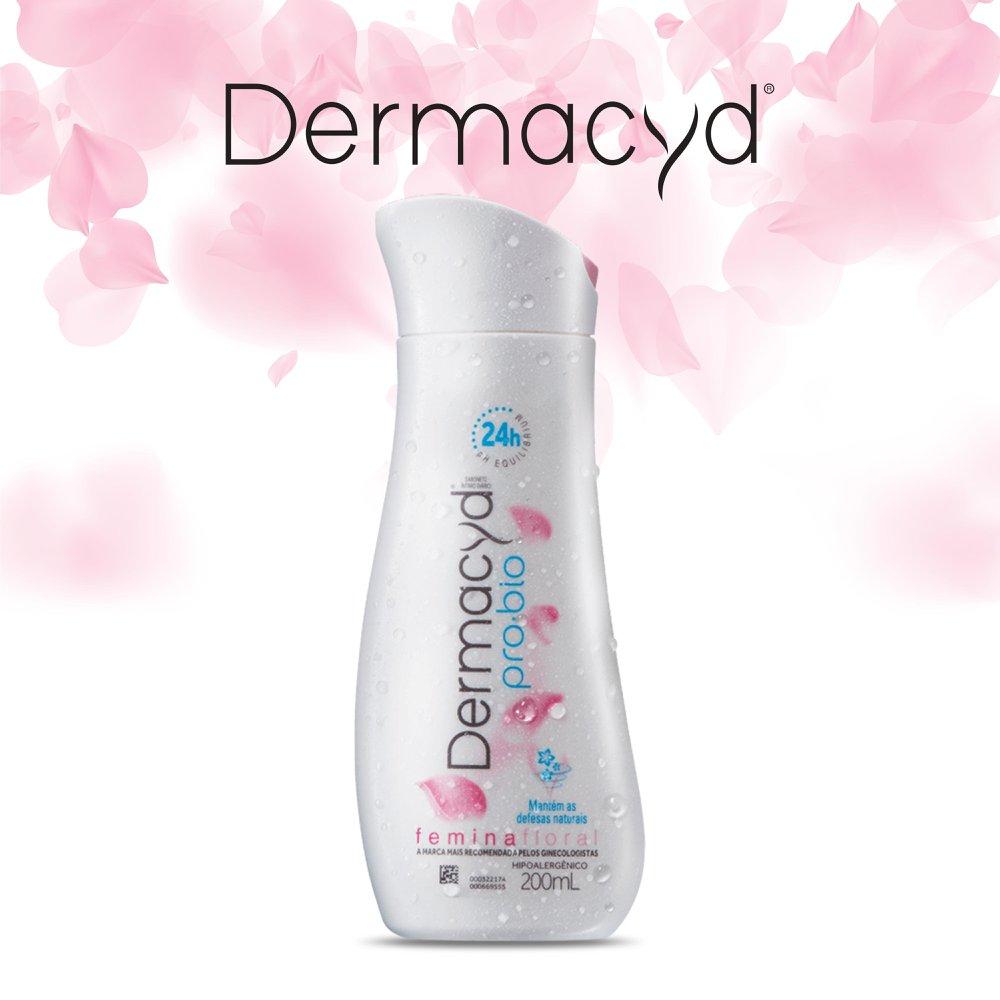 Kit Sabonete Íntimo Dermacid Pro-Bio Femina Floral 200ml 1 Unidade + Sabonete Íntimo Dermacid Pro-Bio Femina Floral 100ml 1 Unidade — imagem 4 | Farmácia Resyla