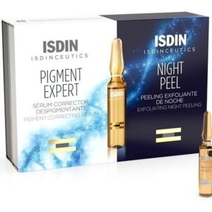 Kit Sérum Facial Isdinceutics Night Peel + Pigment Expert - 20u — Isdin | Farmácia Resyla