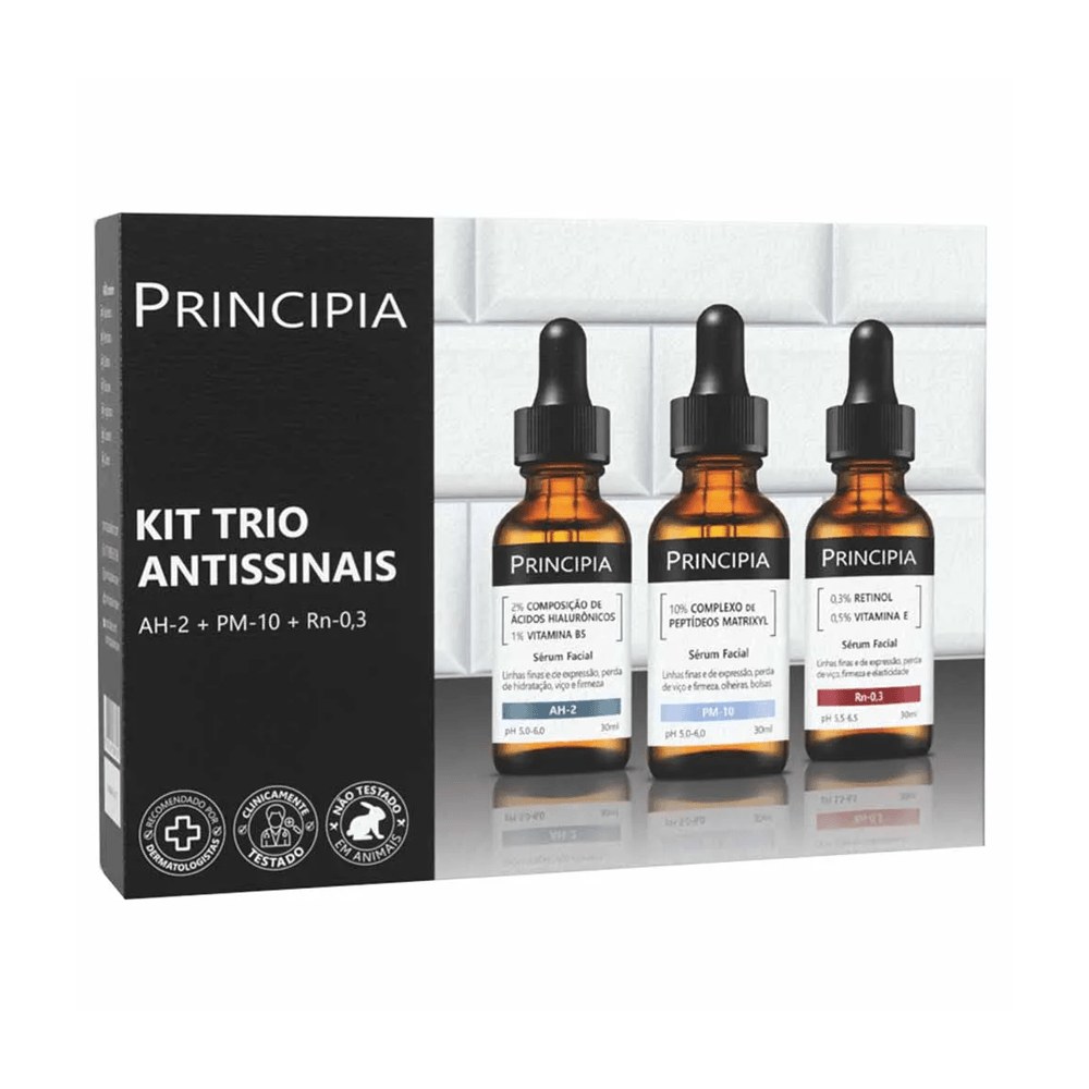 Kit Serúns Principia Trio Antissinais Ah-2 + Pm-10 + Rn-0,3 — Principia | Farmácia Resyla
