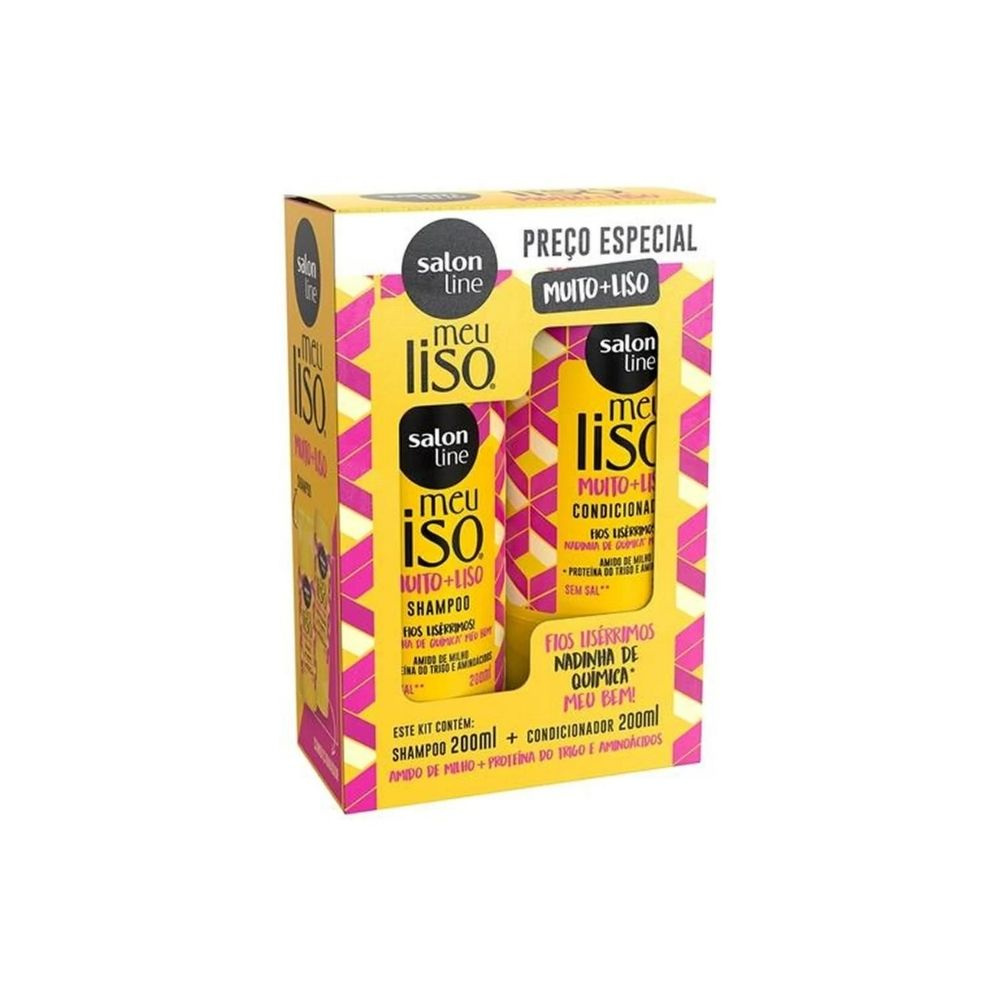 Kit Sh+cond Salon Line meu liso Mui — Salon Line | Farmácia Resyla