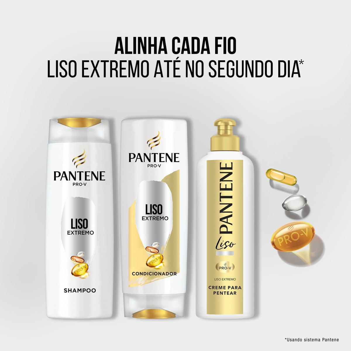 Kit Shampoo Pantene Pro-V Liso Extremo 350ml 1 Unidade + Condicionador Pantene Pro-V Liso Extremo 175ml 1 Unidade — imagem 2 | Farmácia Resyla