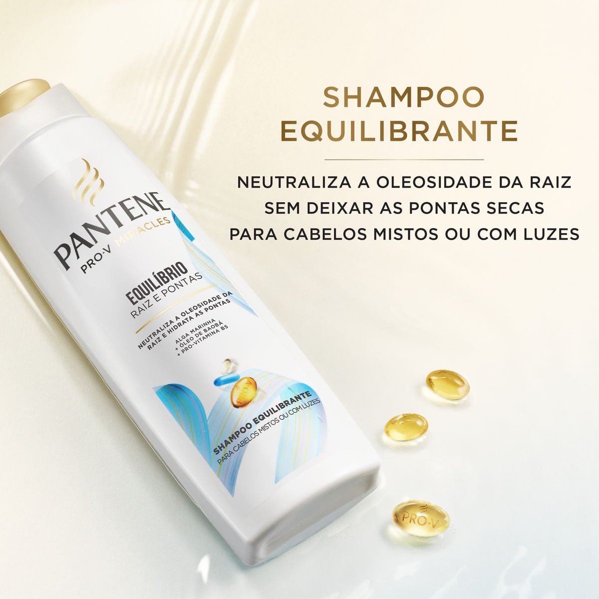Kit Shampoo Pantene Pro-V Miracles Equilíbrio Raiz e Pontas 300ml 1 Uni + Condicionador Miracles Equilíbrio Raiz e Pontas 150ml 1 Uni — imagem 2 | Farmácia Resyla