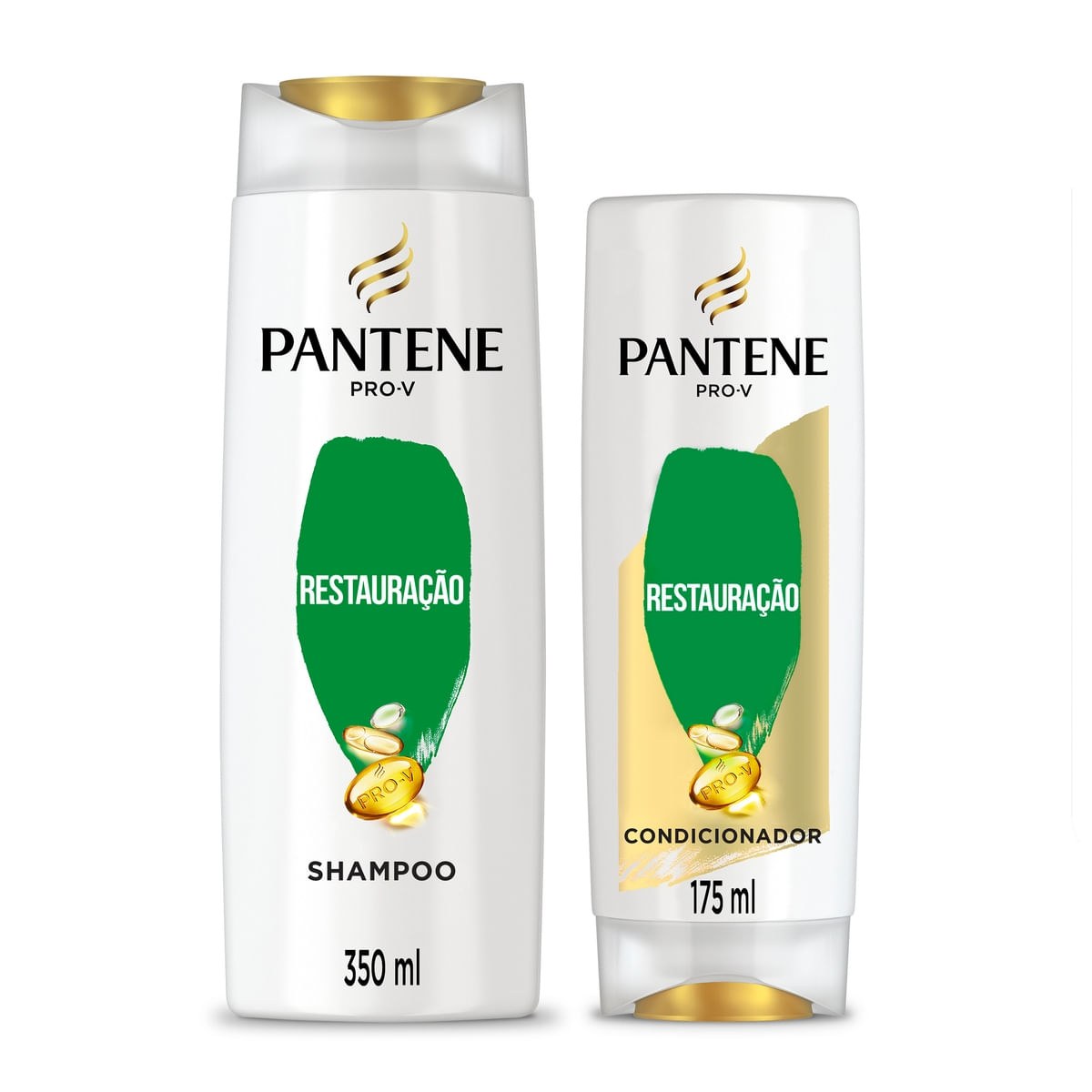 Kit Shampoo Pantene Pro-V Restauração 350ml 1 Uni + Condicionador Pantene Pro-V Restauração 175ml 1 Uni — Pantene | Farmácia Resyla