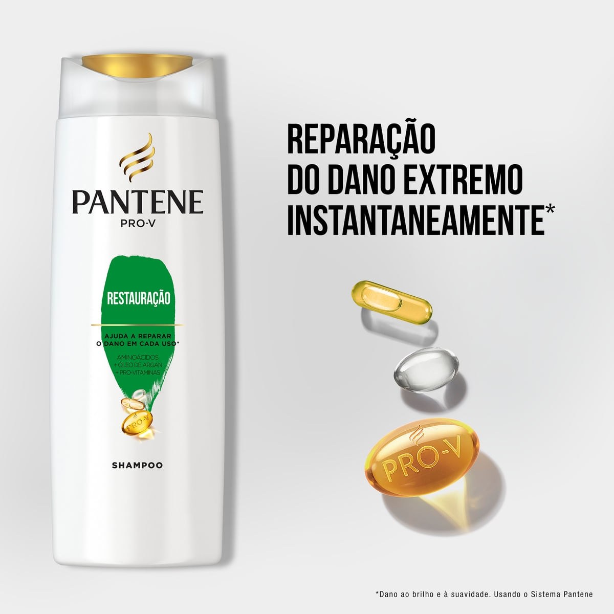 Kit Shampoo Pantene Pro-V Restauração 350ml 1 Uni + Condicionador Pantene Pro-V Restauração 175ml 1 Uni — imagem 3 | Farmácia Resyla
