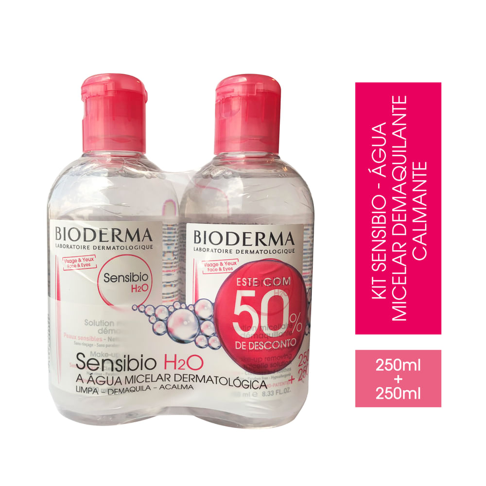 Kit Solução Micelar Bioderma Sensibio H2O 250ml 2 Unidades — imagem 2 | Farmácia Resyla