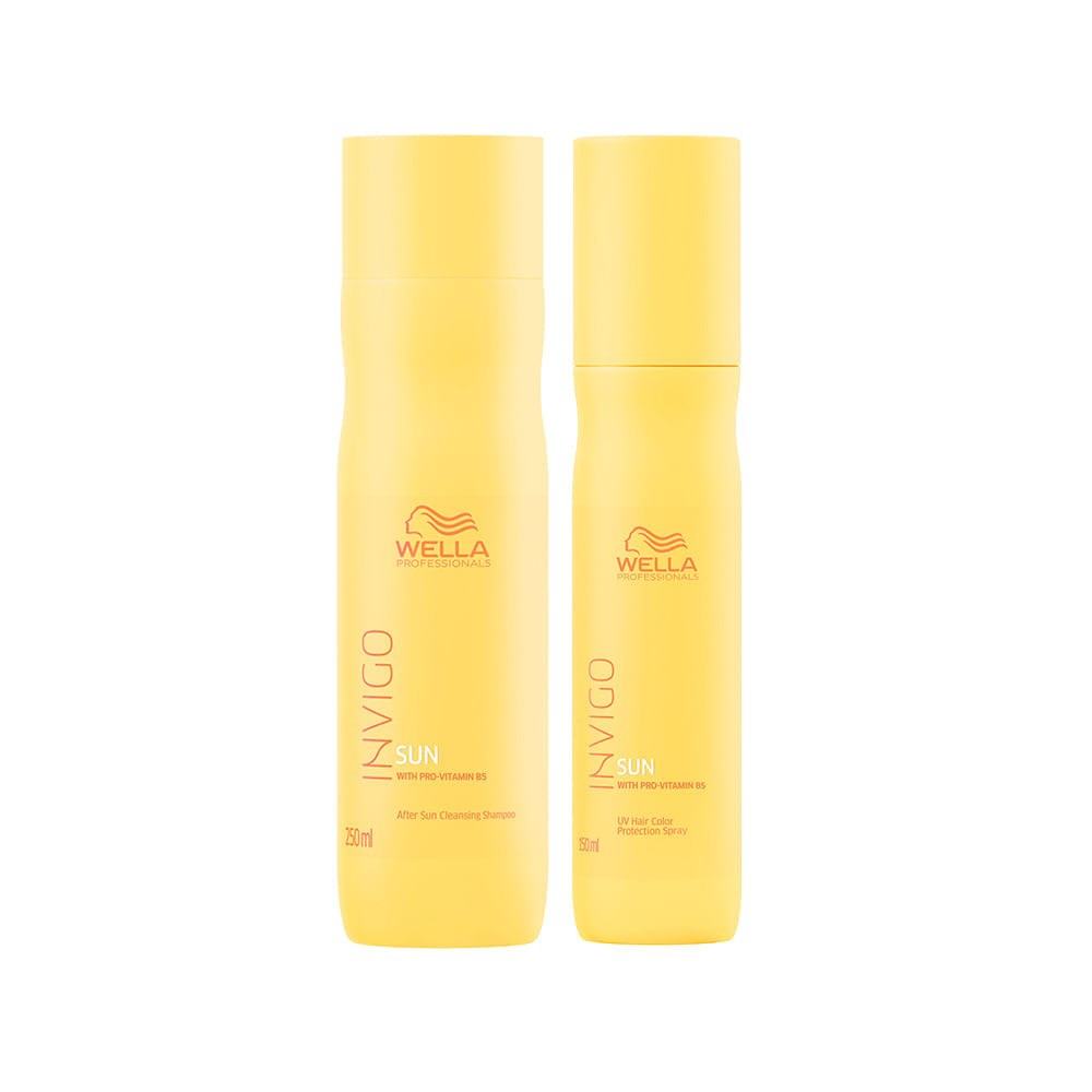 Kit Wella Professional Invigo Sun - Shampoo 250 ml + Leave In 150 ml — Wella Professionals | Farmácia Resyla