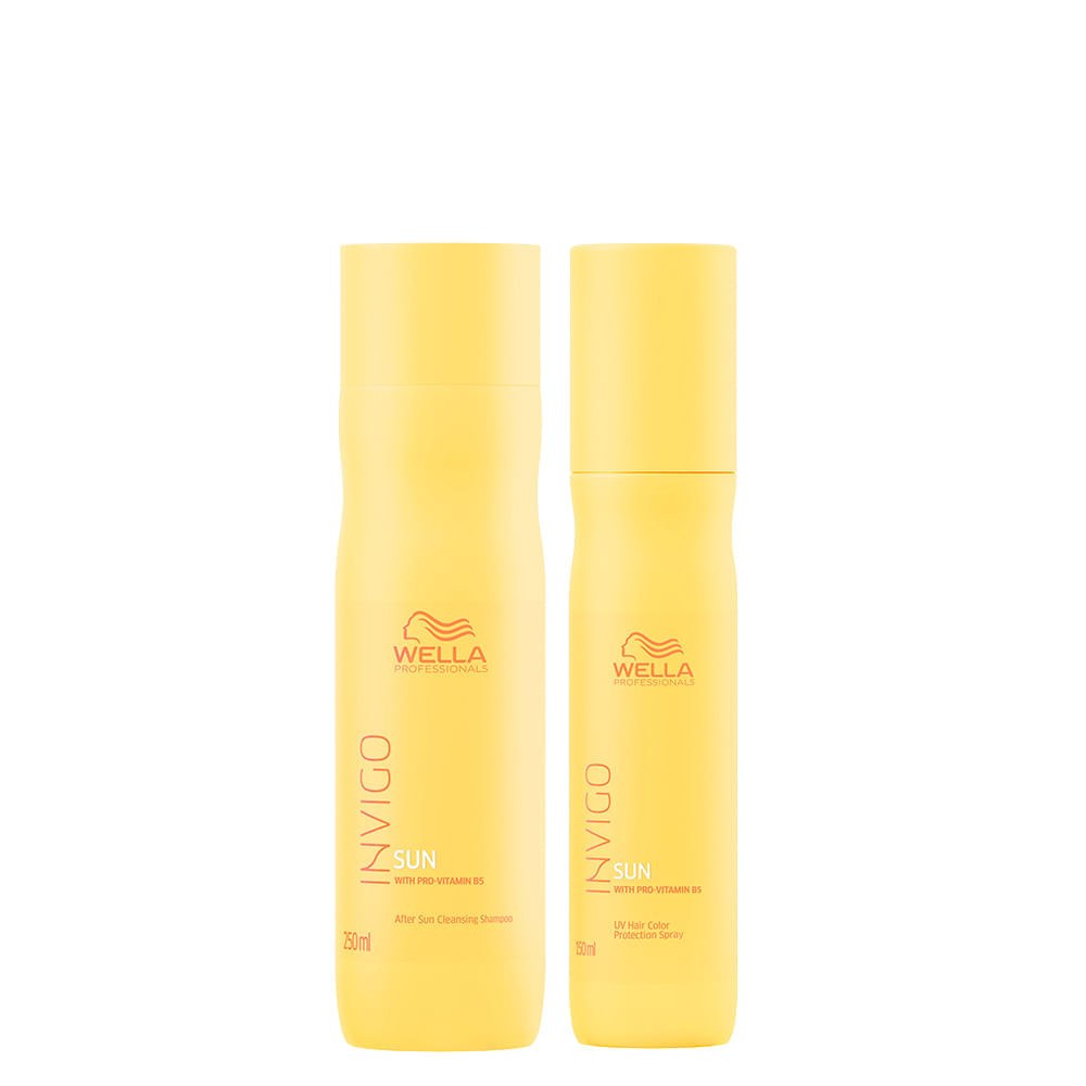 Kit Wella Professional Invigo Sun - Shampoo 250 ml + Leave In 150 ml — imagem 4 | Farmácia Resyla