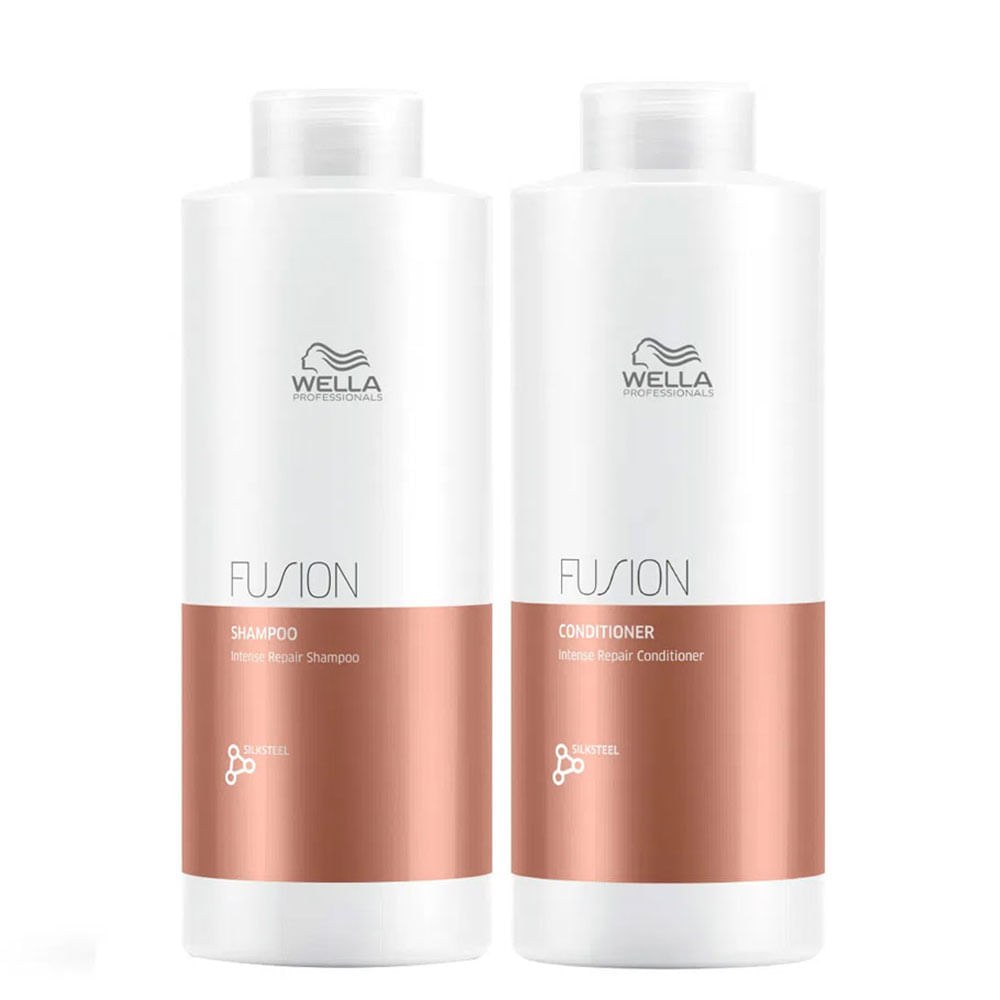 Kit Wella Professionals Fusion - Shampoo 1000 ml + Condicionador 1000 ml — Wella Professionals | Farmácia Resyla