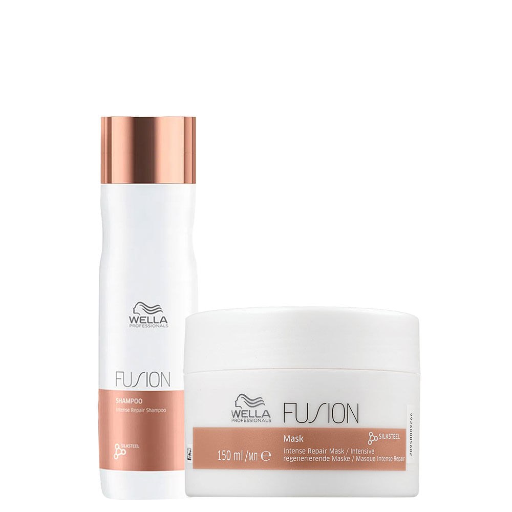 Kit Wella Professionals Fusion - Shampoo 250 ml + Máscara 150 ml — Wella Professionals | Farmácia Resyla
