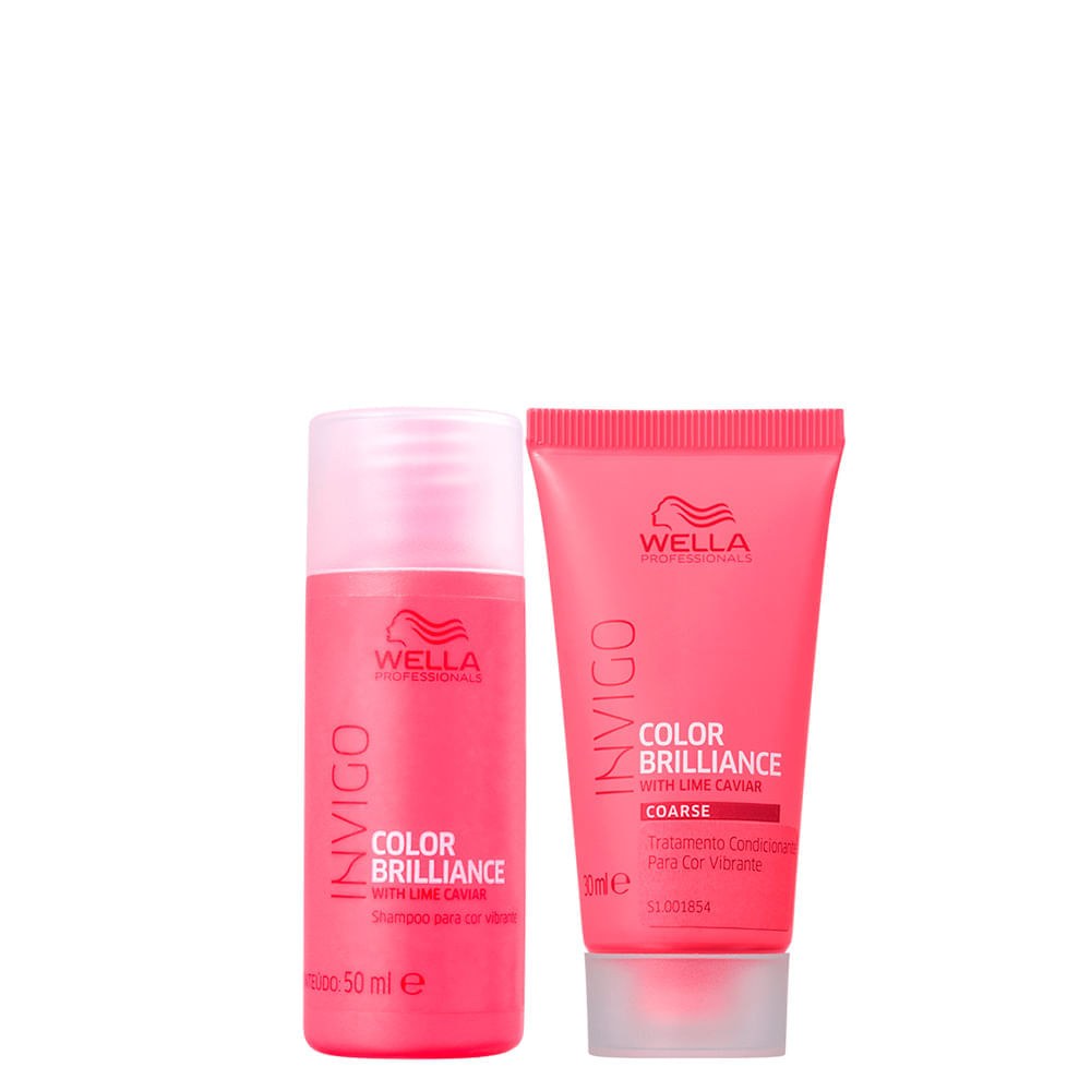 Kit Wella Professionals Invigo Brilliance - Shampoo 50 ml + Máscara 30 ml — Wella Professionals | Farmácia Resyla