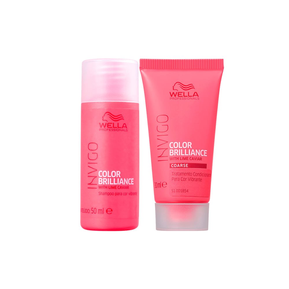 Kit Wella Professionals Invigo Brilliance - Shampoo 50 ml + Máscara 30 ml — imagem 2 | Farmácia Resyla