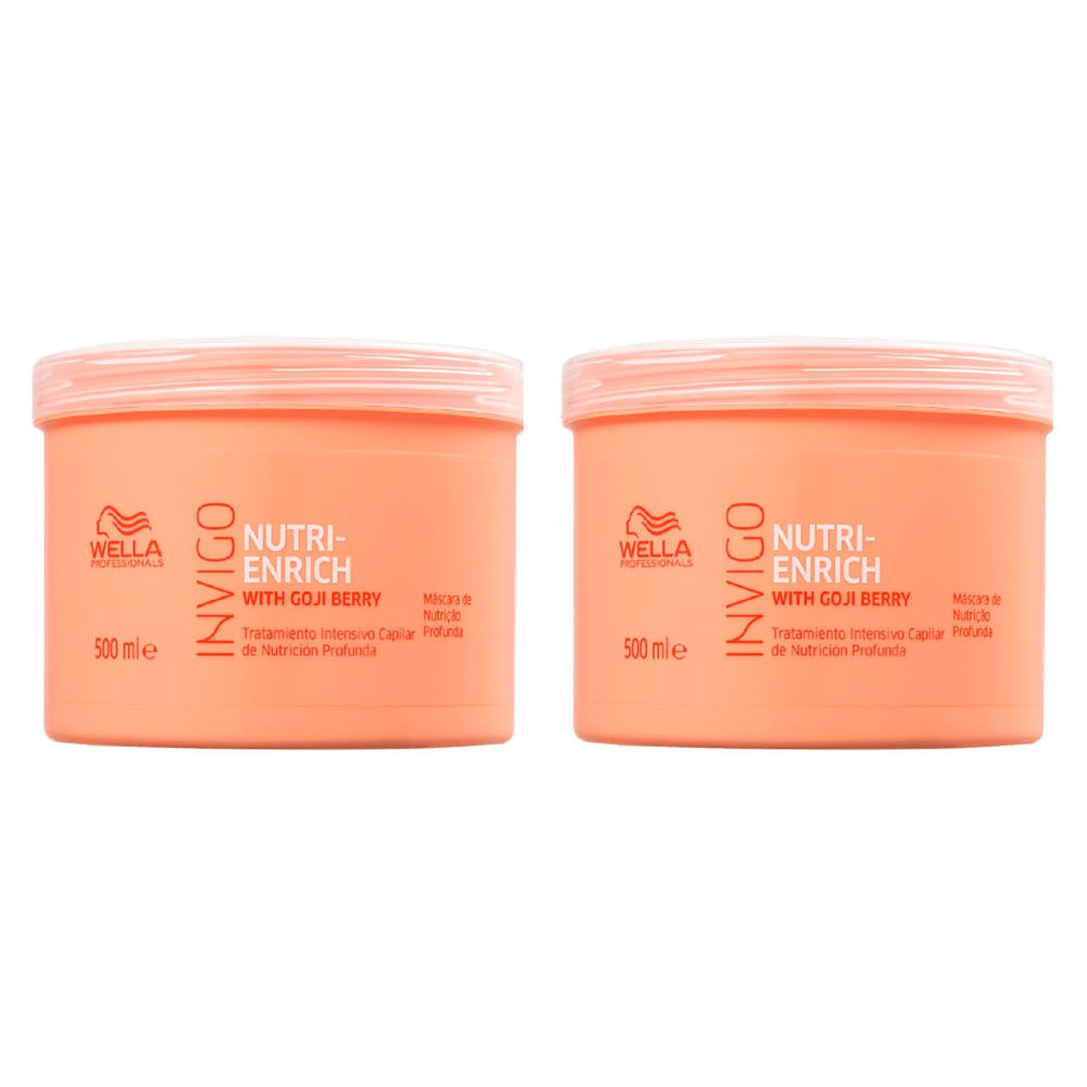 Kit Wella Professionals Invigo Nutri Enrich Máscara de Nutrição 500 ml - 2 Unidades — imagem 2 | Farmácia Resyla