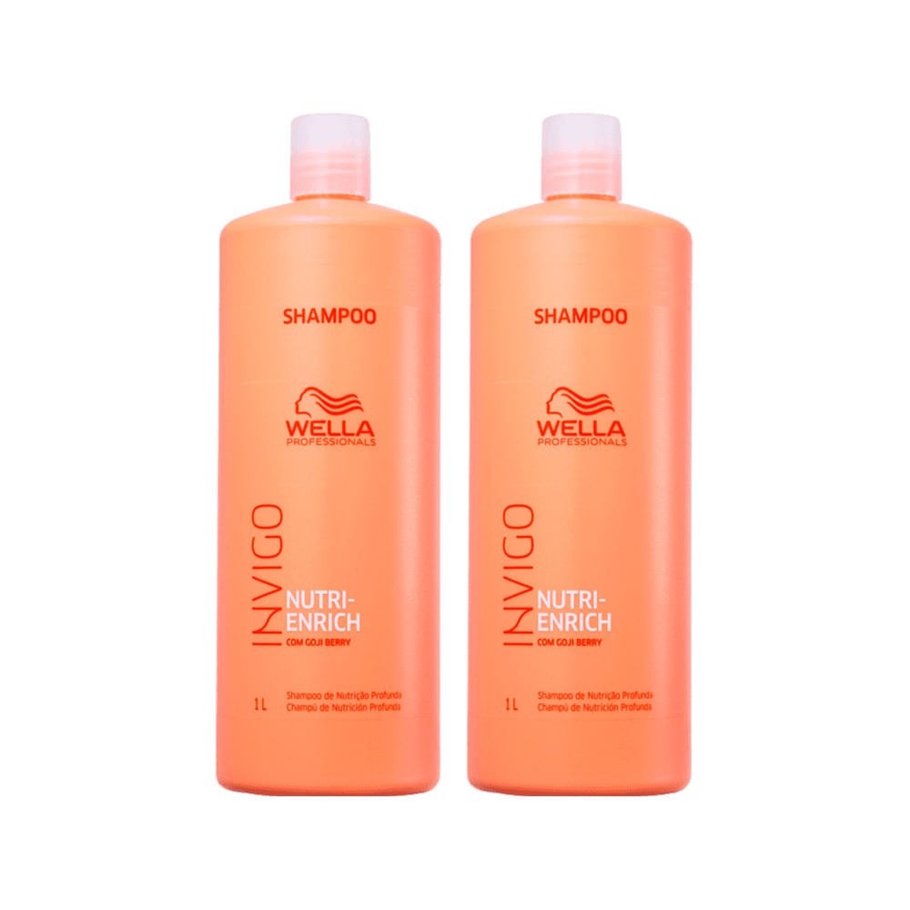 Kit Wella Professionals Invigo Nutri Enrich Shampoo 1000 ml - 2 Unidades — imagem 2 | Farmácia Resyla