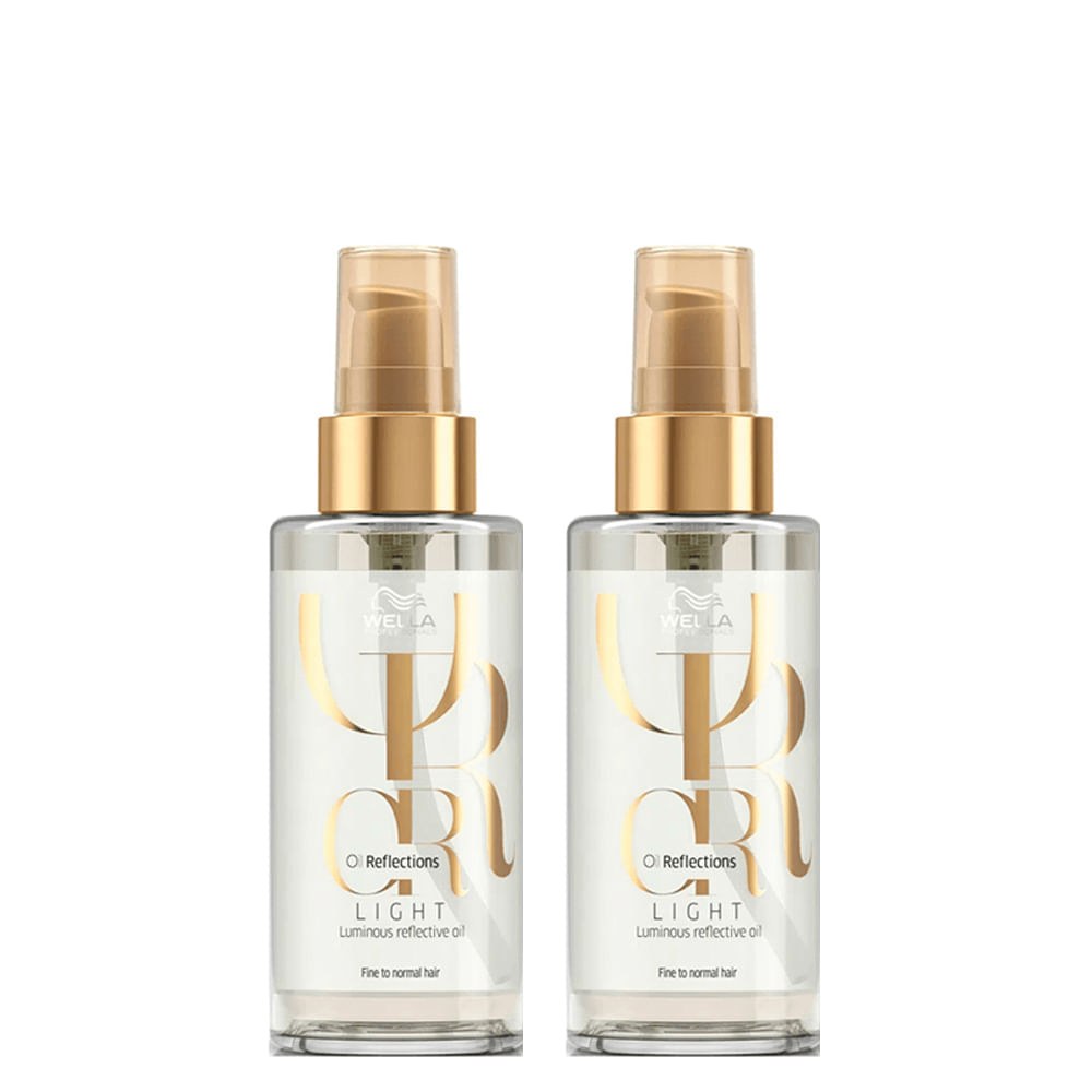 Kit Wella Professionals Oil Reflections Light Óleo Capilar 100 ml - 2 Unidades — Wella Professionals | Farmácia Resyla