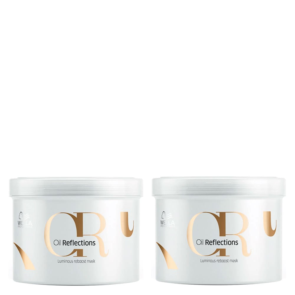 Kit Wella Professionals Oil Reflections Máscara de Brilho 500 ml - 2 Unidades — Wella Professionals | Farmácia Resyla